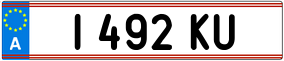 Truck License Plate